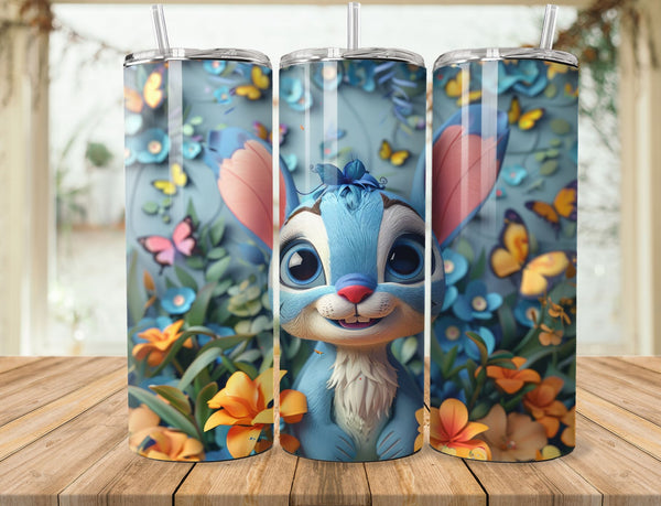 Stitch Sublimation 20 oz Tumbler Wrap 010