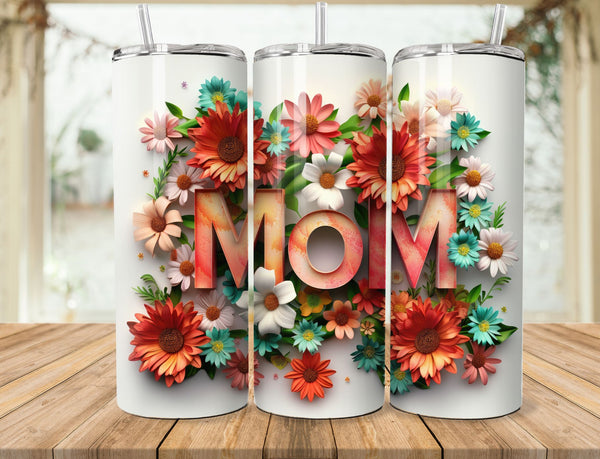 Mom Sublimation 20 oz Tumbler Wrap 010