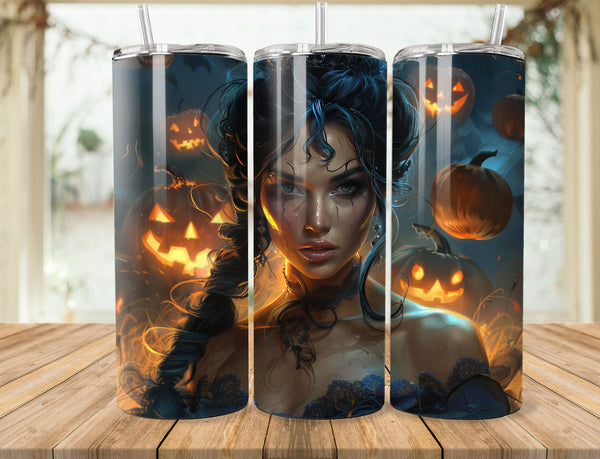 Halloween Sublimation 20 oz Tumbler Wrap 011