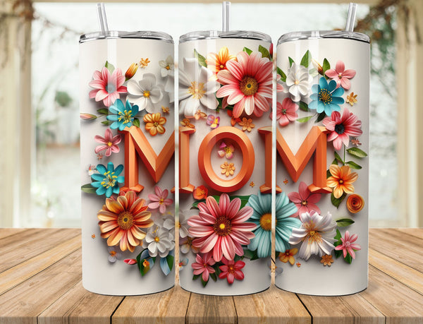 Mom Sublimation 20 oz Tumbler Wrap 011