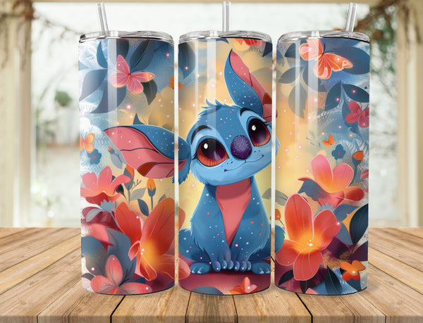 Stitch Sublimation 20 oz Tumbler Wrap 001