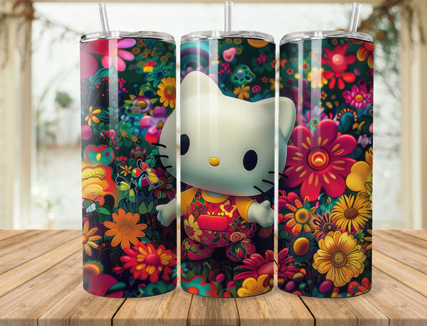 Hello Kitty Sublimation 20 oz Tumbler Wrap 001