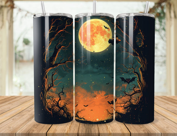 Halloween Sublimation 20 oz Tumbler Wrap 001