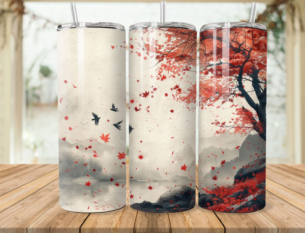 Autumn Sublimation 20 oz Tumbler Wrap 002