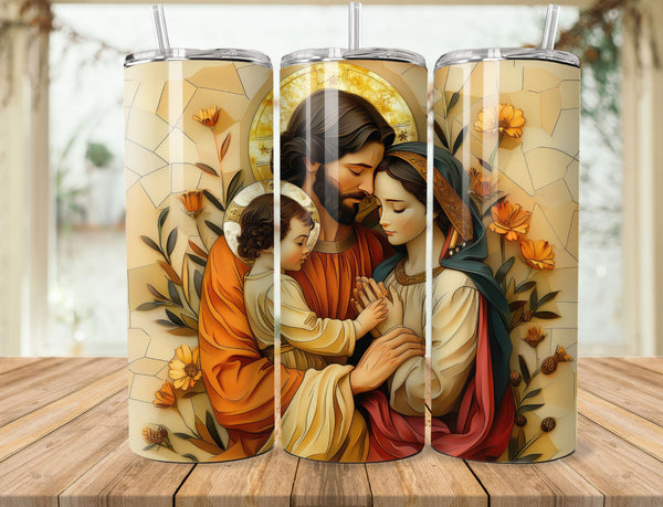 Nativity Sublimation 20 oz Tumbler Wrap 002