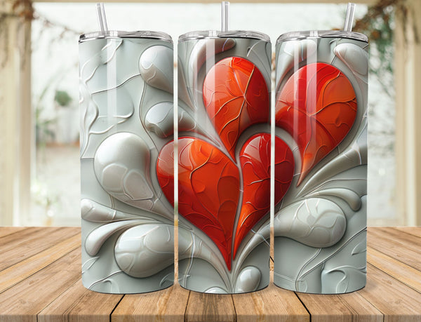 Valentines Sublimation 20 oz Tumbler Wrap 002