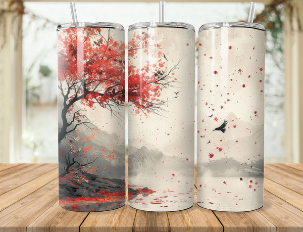 Autumn Sublimation 20 oz Tumbler Wrap 003