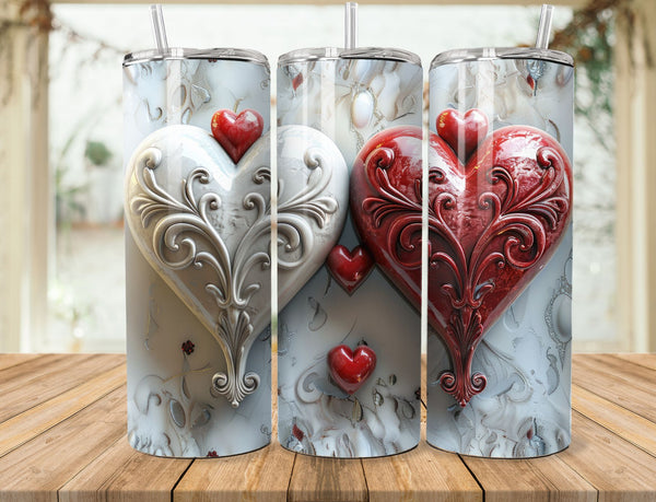 Valentines Sublimation 20 oz Tumbler Wrap 004