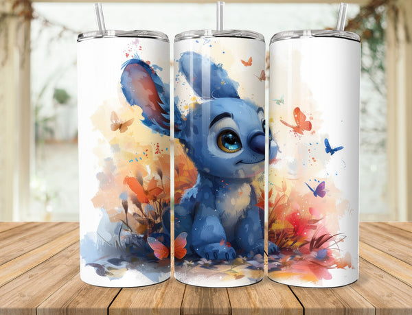 Stitch Sublimation 20 oz Tumbler Wrap 004