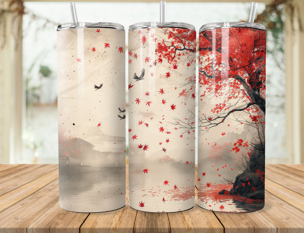 Autumn Sublimation 20 oz Tumbler Wrap 004