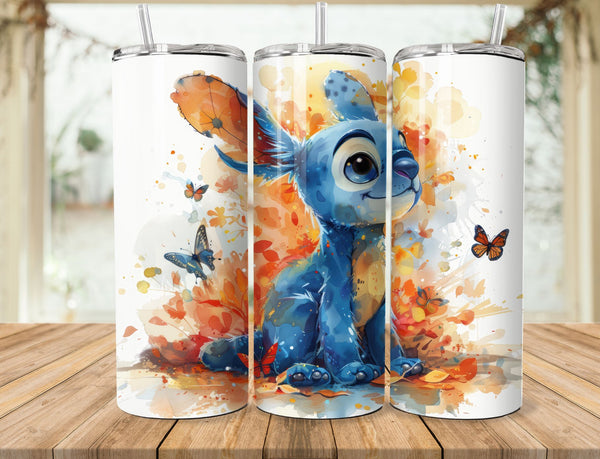 Stitch Sublimation 20 oz Tumbler Wrap 005