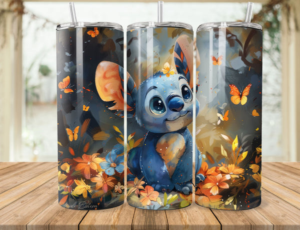 Stitch Sublimation 20 oz Tumbler Wrap 007