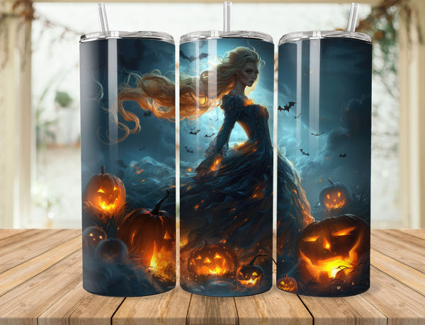 Halloween Sublimation 20 oz Tumbler Wrap 008