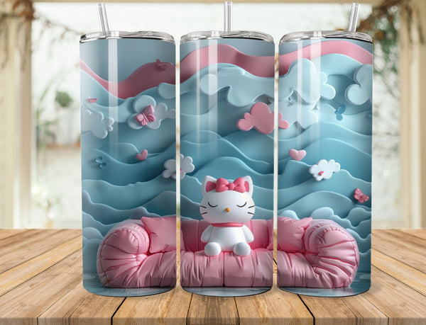 Hello Kitty Sublimation 20 oz Tumbler Wrap 008