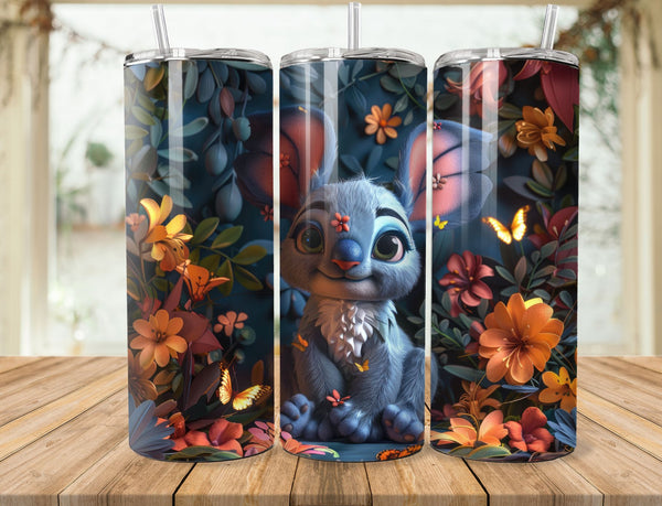 Stitch Sublimation 20 oz Tumbler Wrap 008