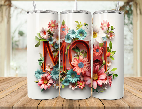 Mom Sublimation 20 oz Tumbler Wrap 009